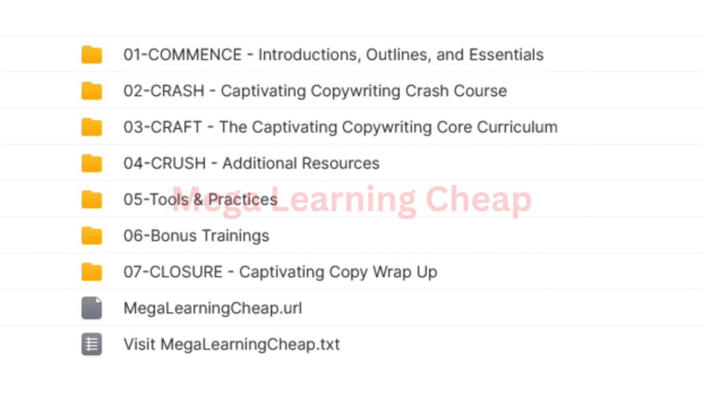 Captivating Copywriting Course