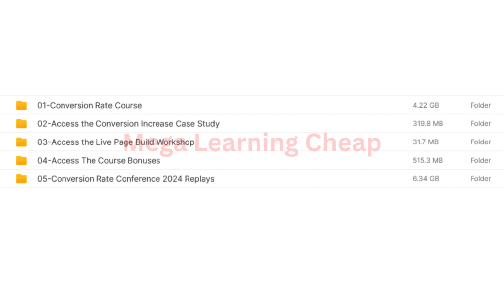 Conversion Rate Academy