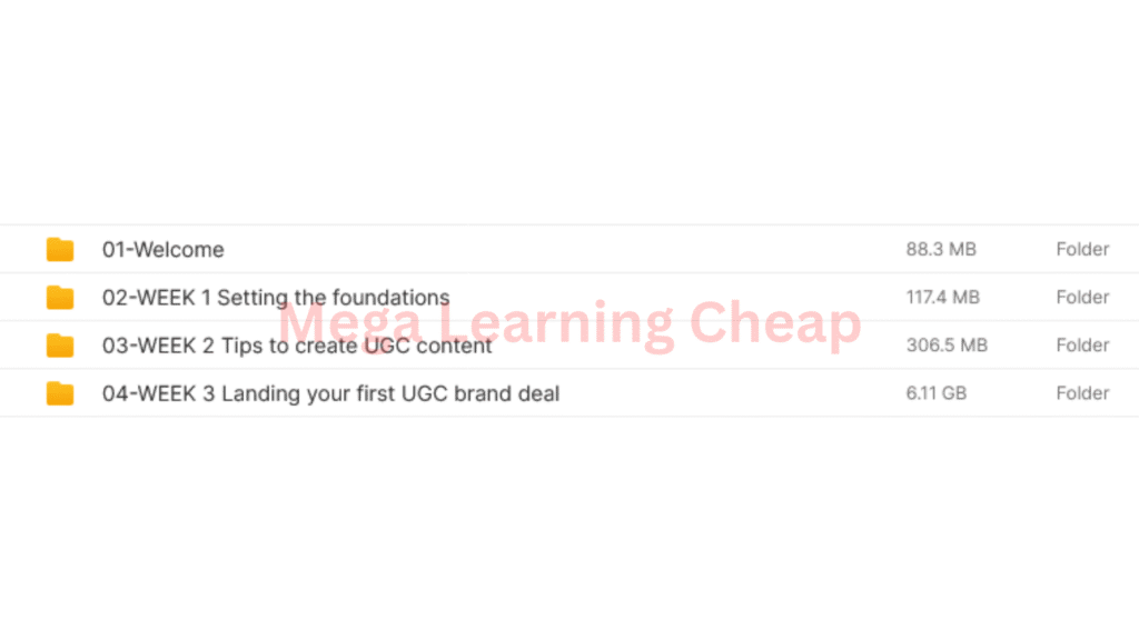 The UGC Masterclass