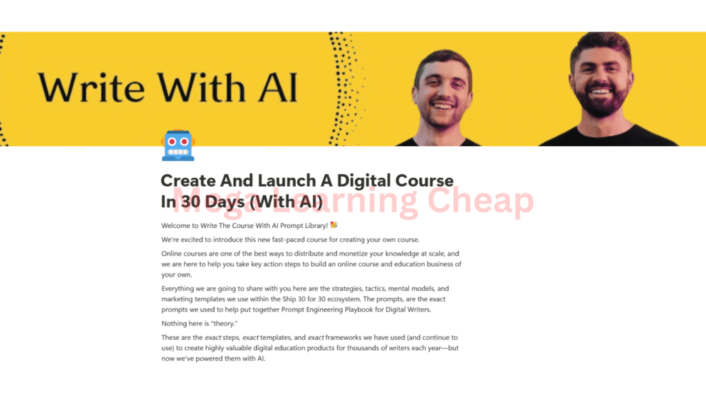 Create And Launch A Digital Course In 30 Days