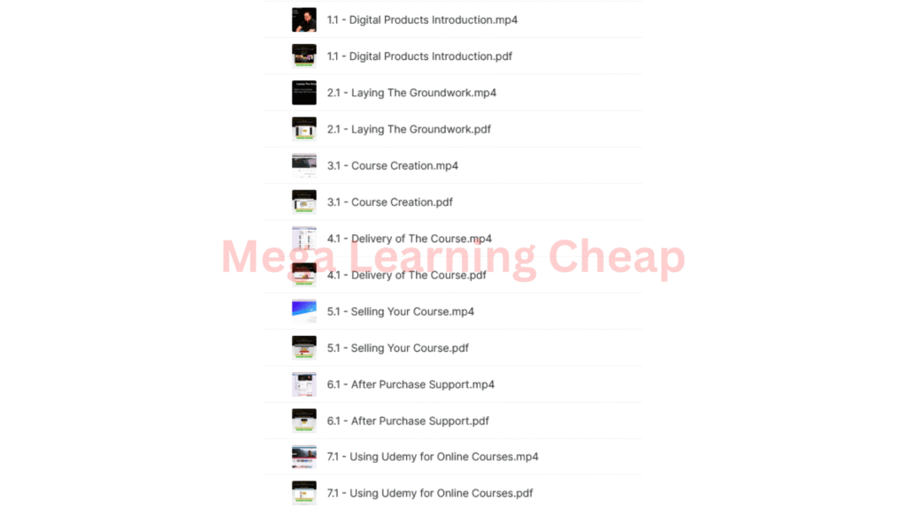 Digital Products Business Blueprint
