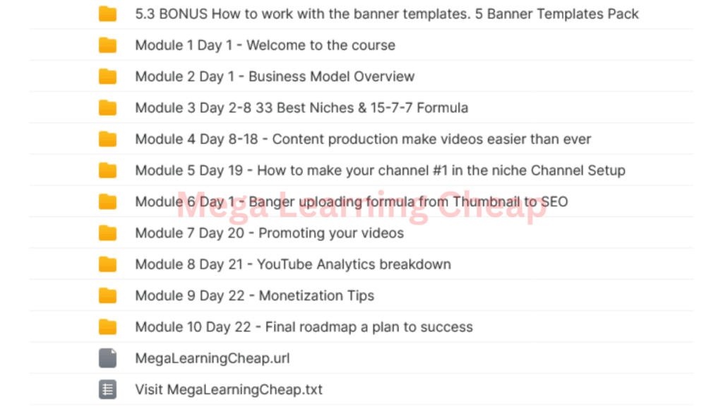 30 Day Youtube Kids Creator