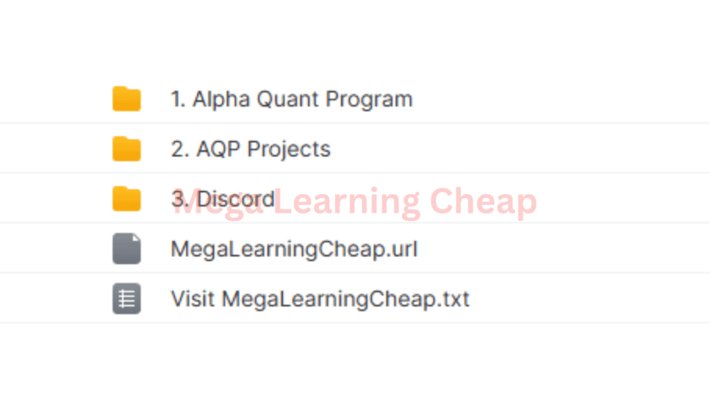 Alpha Quant Program