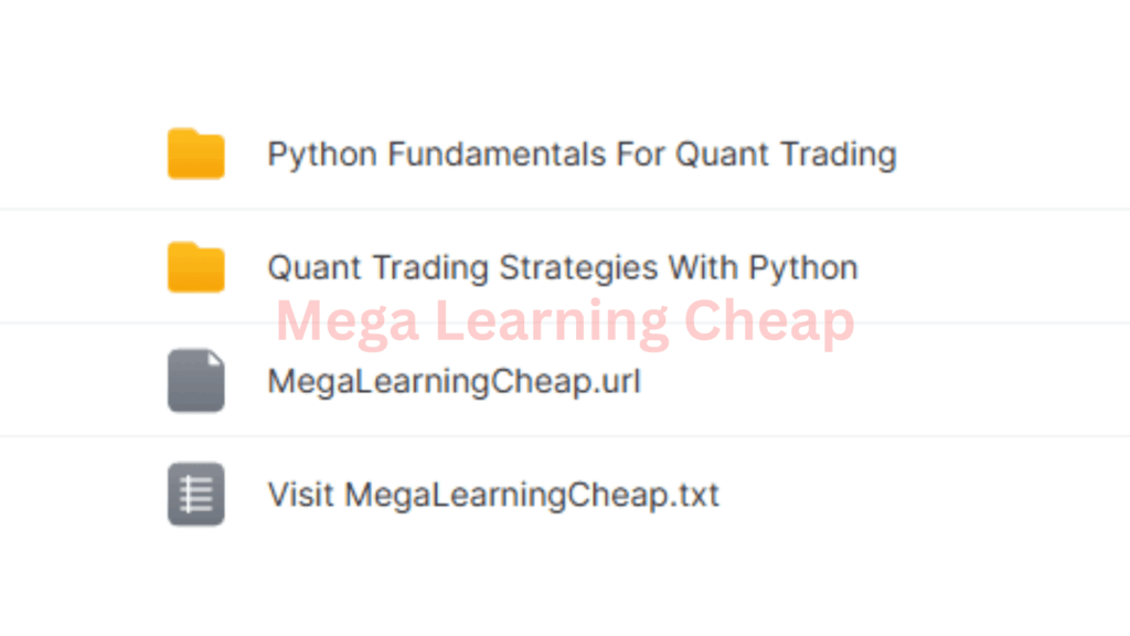 Become A Quant Trader Bundle