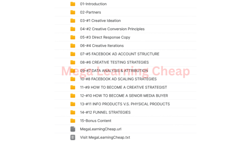 Creative Media Buyer Course