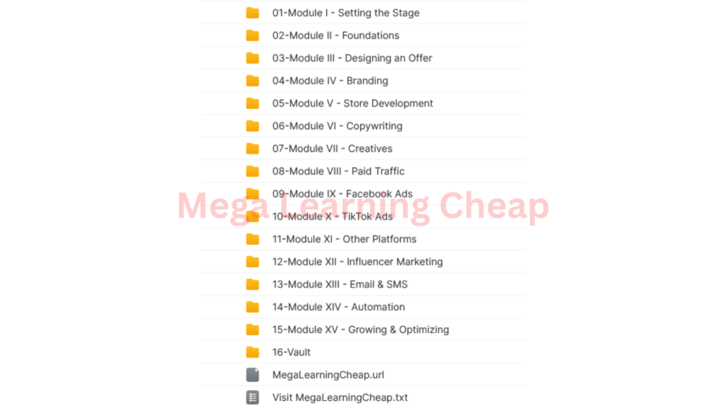 E commerce Mentoring