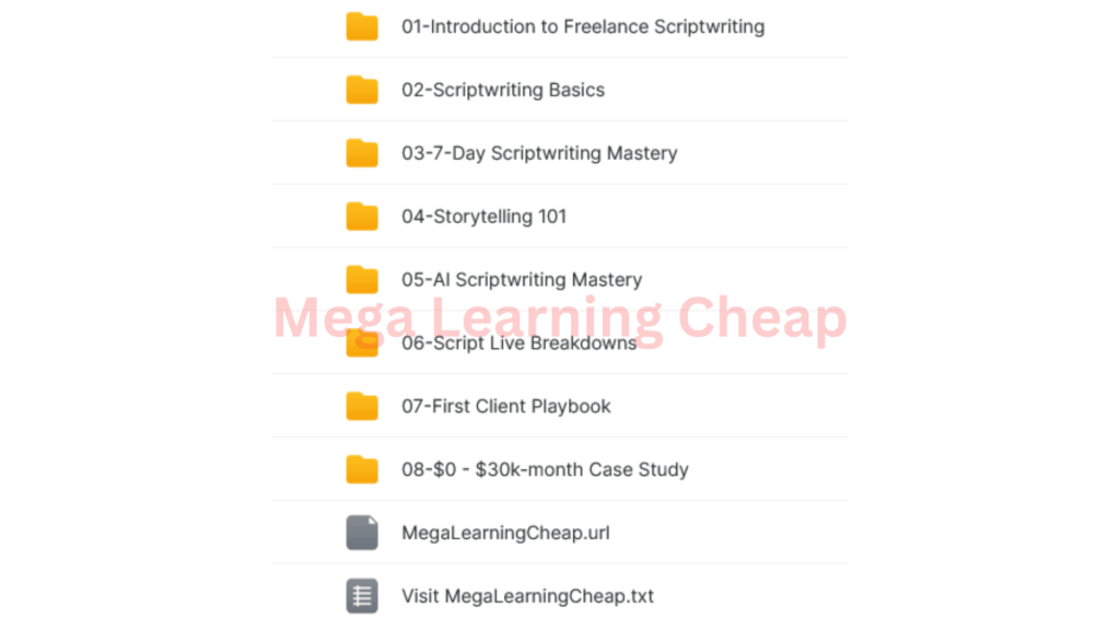 Freelance Scriptwriter Playbook