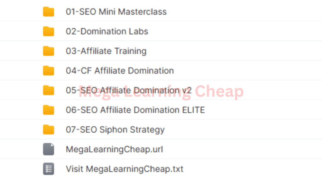 SEO Affiliate Domination