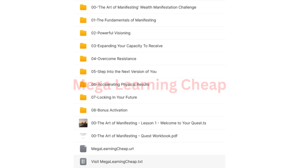 The Art of Manifesting