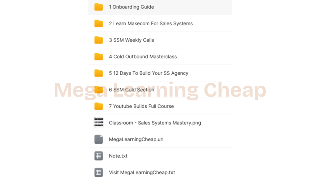 Sales Systems Mastery