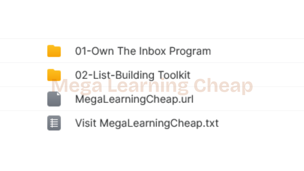 Alex Cattoni - Own The Inbox 2025 1 Own The Inbox 2025