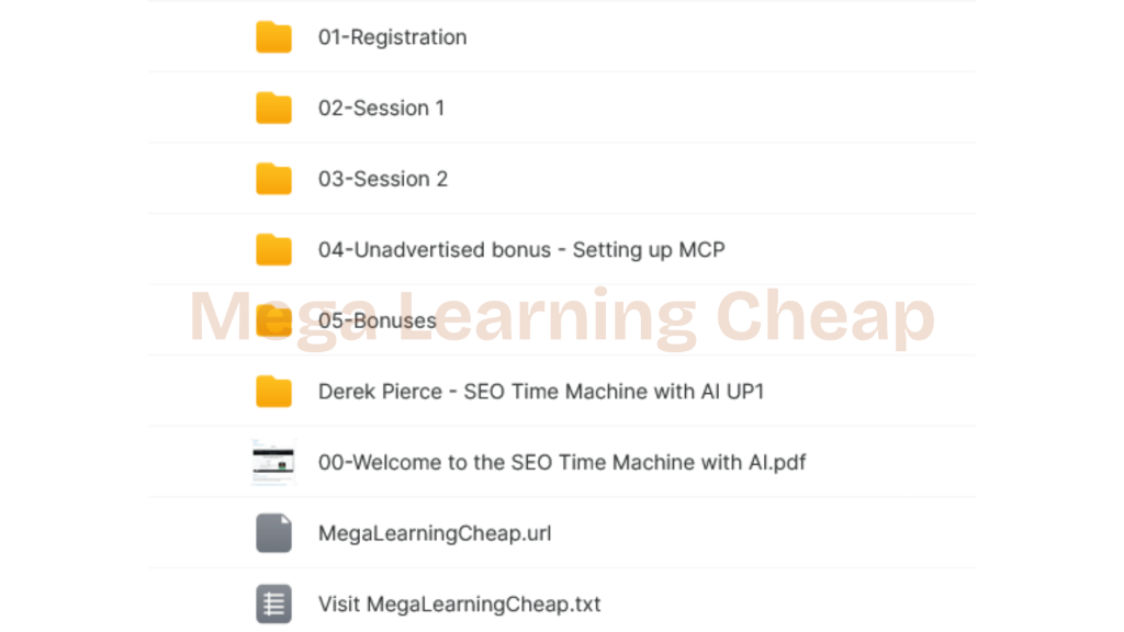 Derek Pierce – SEO Time Machine With AI 1 SEO Time Machine With AI